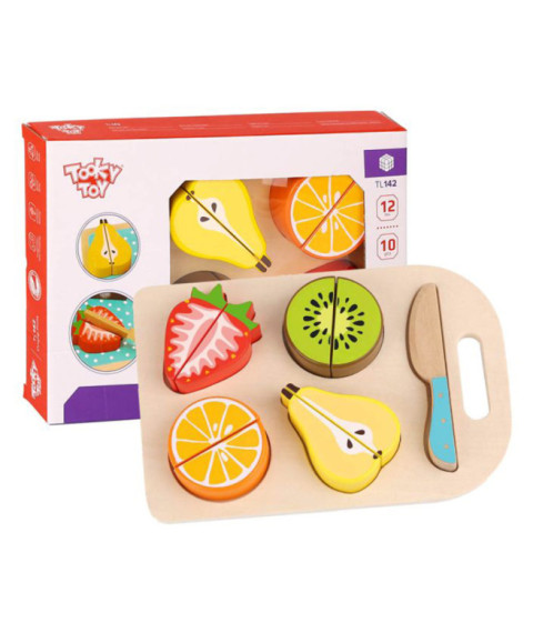 Set de fructe din lemn